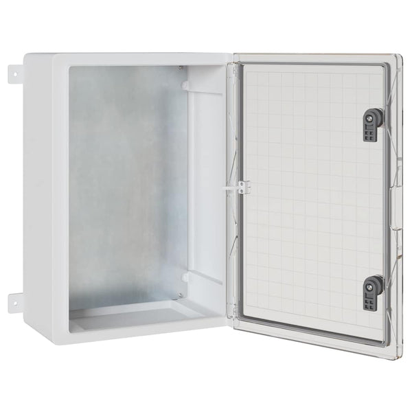 Grauer ABS Steuerungsschrank 42x19,5x50cm