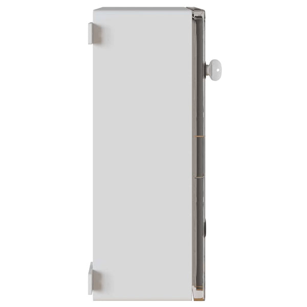 Grauer ABS Steuerungsschrank 42x19,5x50cm