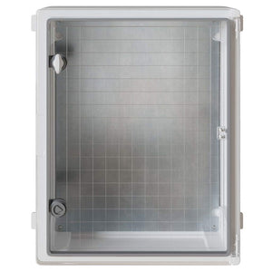 Grauer ABS-Kunststoff-Steuerungsschrank 47x24x50cm