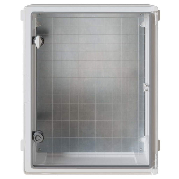 Grauer ABS-Kunststoff-Steuerungsschrank 47x24x50cm