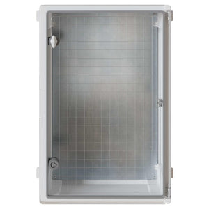 Grauer Steuerungsschrank 47x20x50cm
