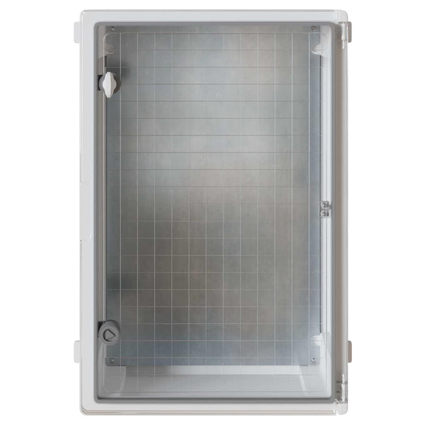 Grauer Steuerungsschrank 47x20x50cm