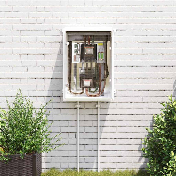 Grauer Steuerungsschrank ABS Kunststoff 57x24,5x70cm