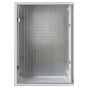Grauer Steuerungsschrank ABS Kunststoff 57x24,5x70cm