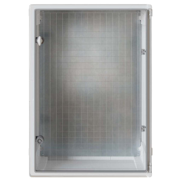 Grauer Steuerungsschrank ABS Kunststoff 57x24,5x70cm