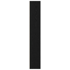 Bücherregal Schwarz Eichen-Optik 80x189 cm