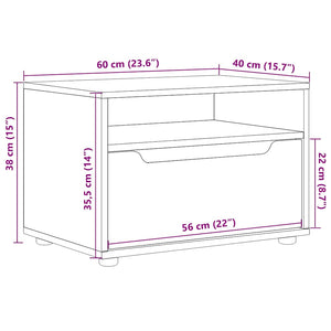 TV-Schrank Sonoma-Eiche 60 cm