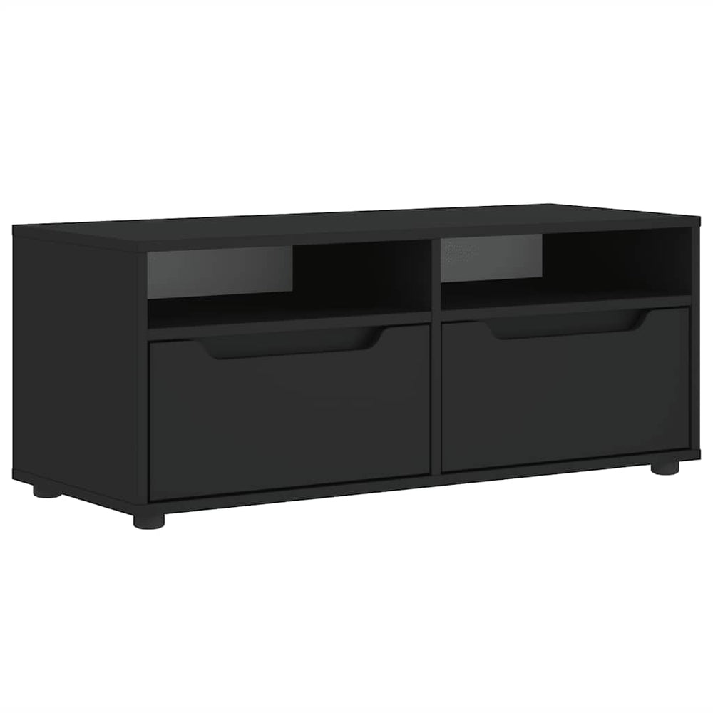 TV-Schrank Schwarz 100 cm Holzwerkstoff