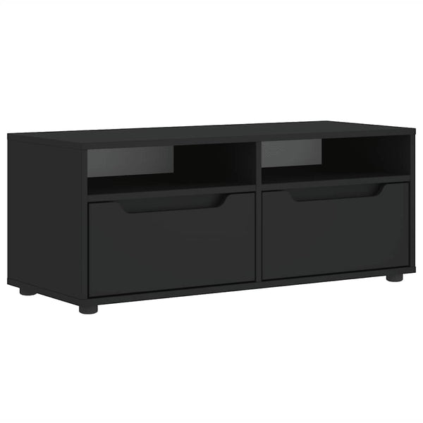 TV-Schrank Schwarz 100 cm Holzwerkstoff