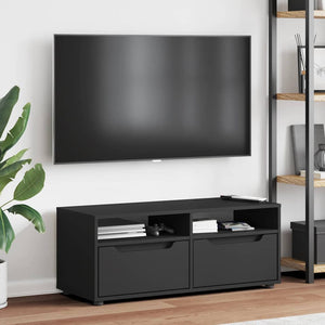 TV-Schrank Schwarz 100 cm Holzwerkstoff