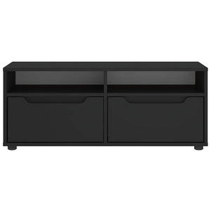 TV-Schrank Schwarz 100 cm Holzwerkstoff