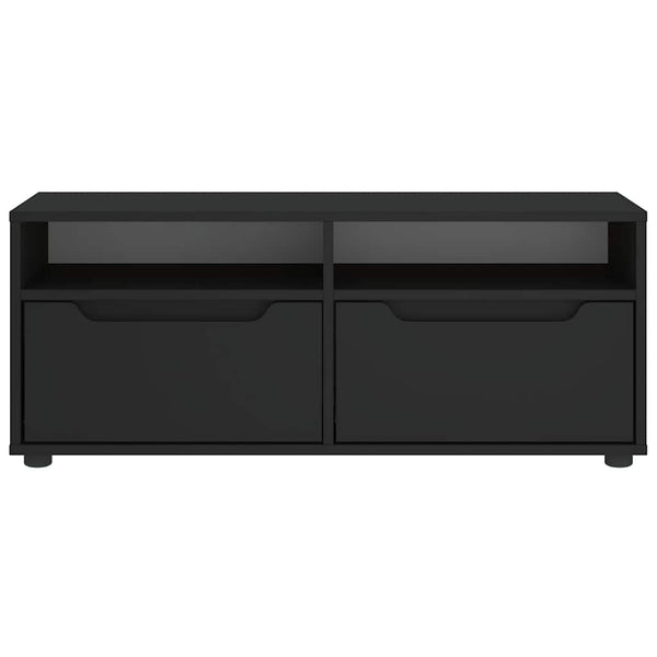 TV-Schrank Schwarz 100 cm Holzwerkstoff