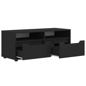 TV-Schrank Schwarz 100 cm Holzwerkstoff