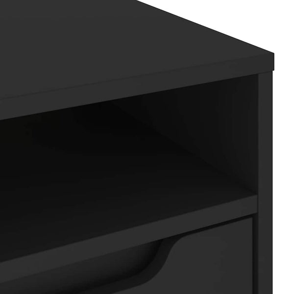 TV-Schrank Schwarz 100 cm Holzwerkstoff