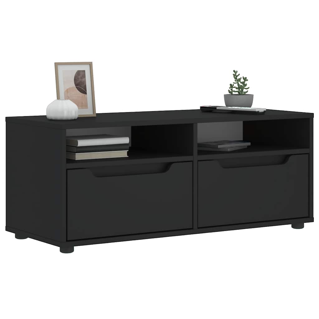 TV-Schrank Schwarz 100 cm Holzwerkstoff