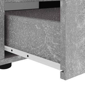 TV-Schrank Betongrau 100x40x38 cm