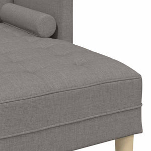 Taupe Sofa Set mit Kissen