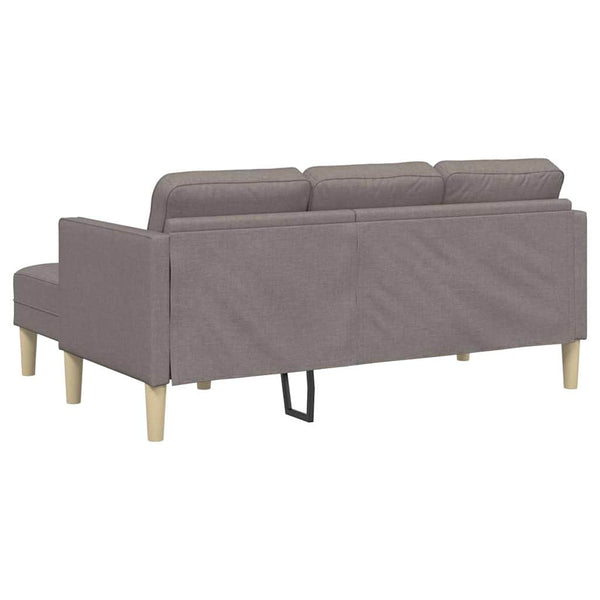 Taupe Sofa Set mit Kissen