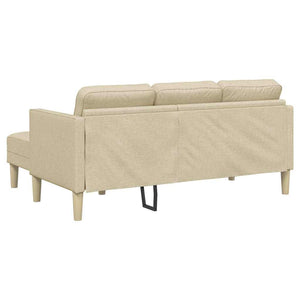 Creme Sofa Set mit Kissen