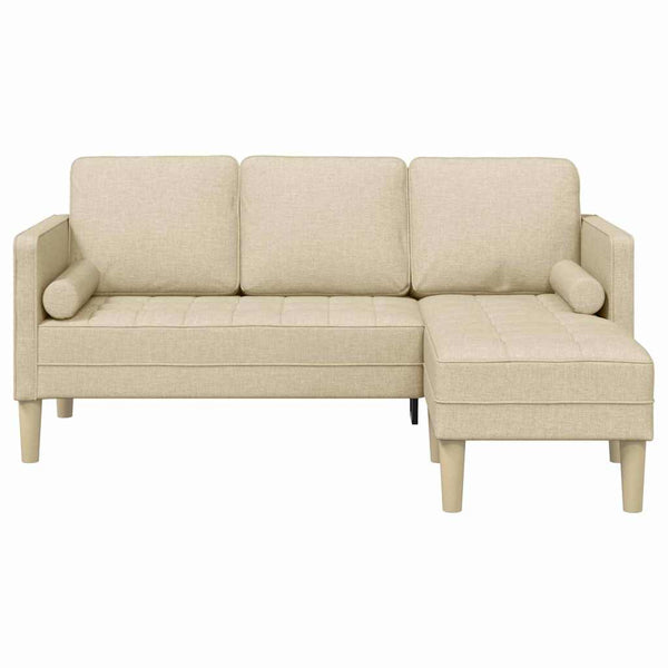 Creme Sofa Set mit Kissen