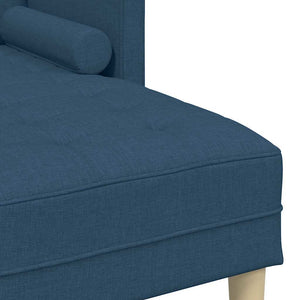 Blaues Sofa Set mit Kissen