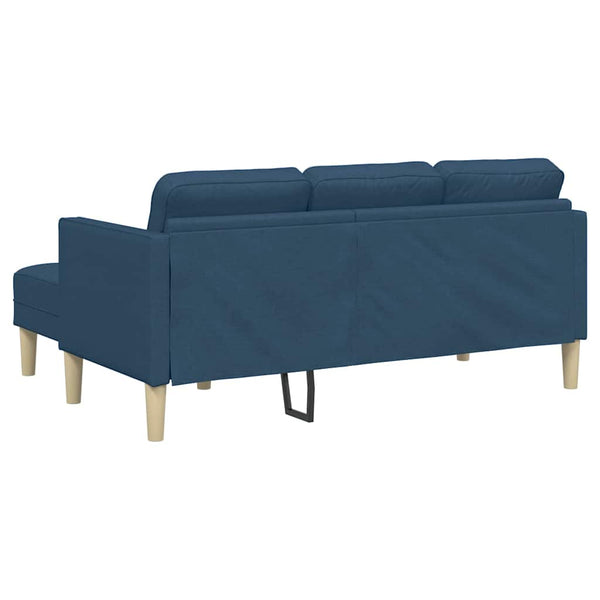 Blaues Sofa Set mit Kissen