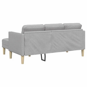 Sofa Set Wolkengrau mit Kissen