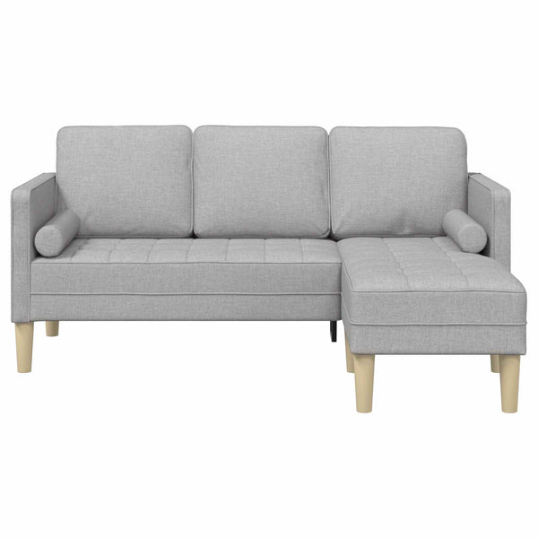Sofa Set Wolkengrau mit Kissen