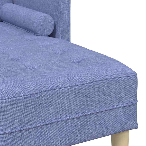 Jeansblaues Sofa-Set mit Kissen