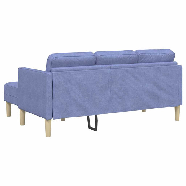 Jeansblaues Sofa-Set mit Kissen