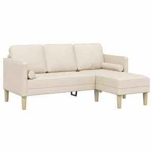 Sofa Set Leinenoptik mit Kissen