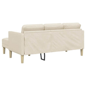 Sofa Set Leinenoptik mit Kissen