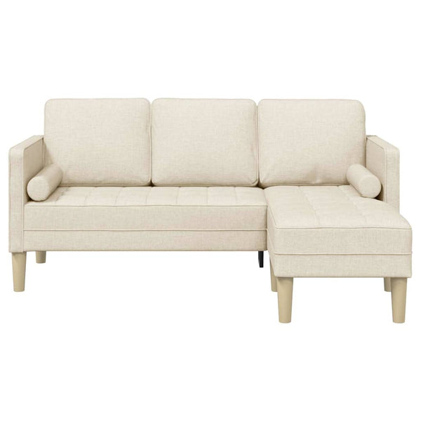 Sofa Set Leinenoptik mit Kissen