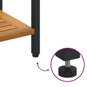 Outdoor Tisch Akazienholz 110x35 cm