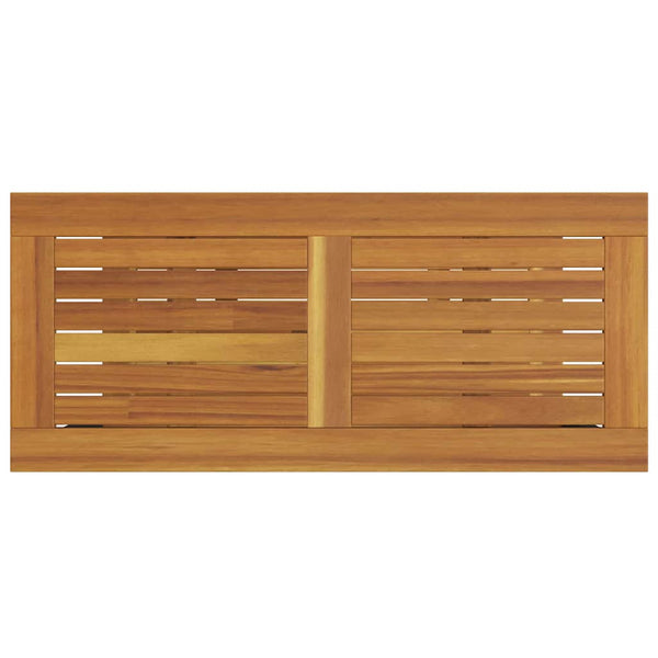 Outdoor Tisch mit Regal, 80x35x75 cm