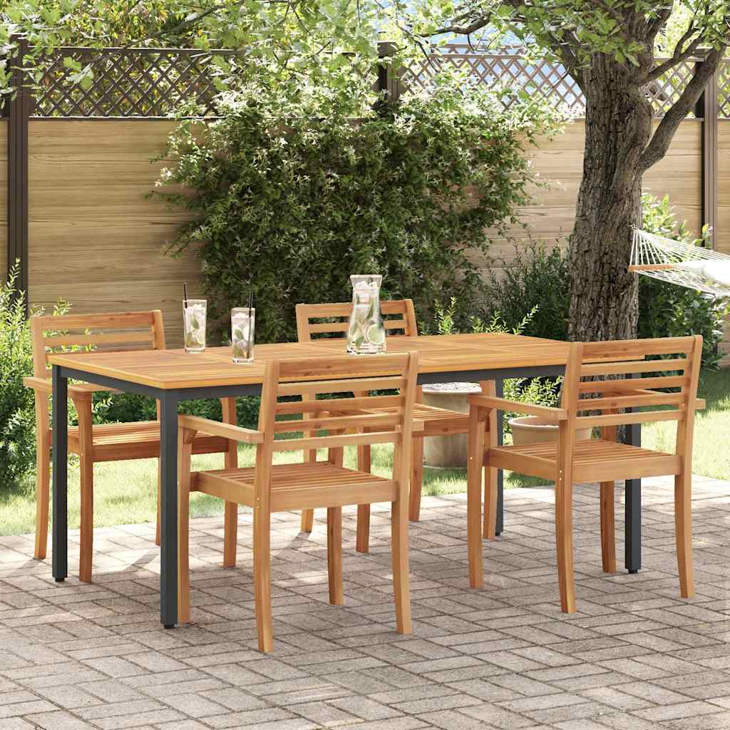 Gartentisch Akazie 180 cm, Outdoor Esstisch