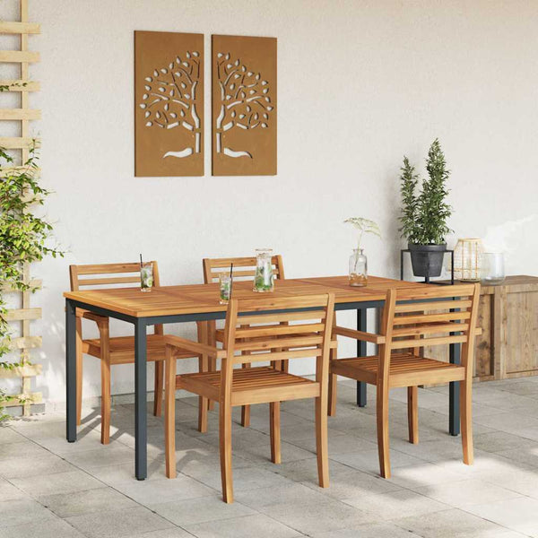 Gartentisch Akazie 180 cm, Outdoor Esstisch
