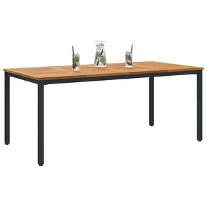 Gartentisch Akazie 180 cm, Outdoor Esstisch