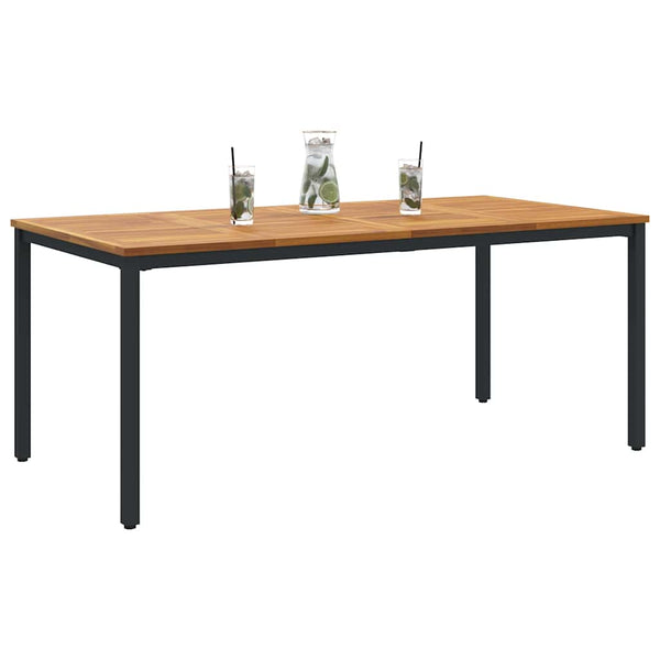 Gartentisch Akazie 180 cm, Outdoor Esstisch