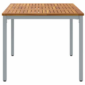 Gartentisch 150 cm Akazie & Stahl
