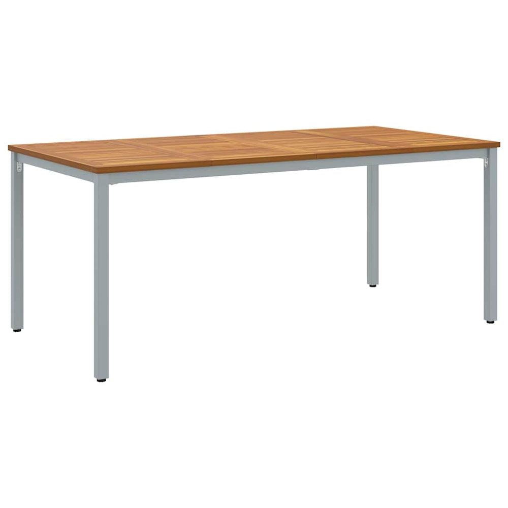 Gartentisch 180 cm Akazie Grau/Natur
