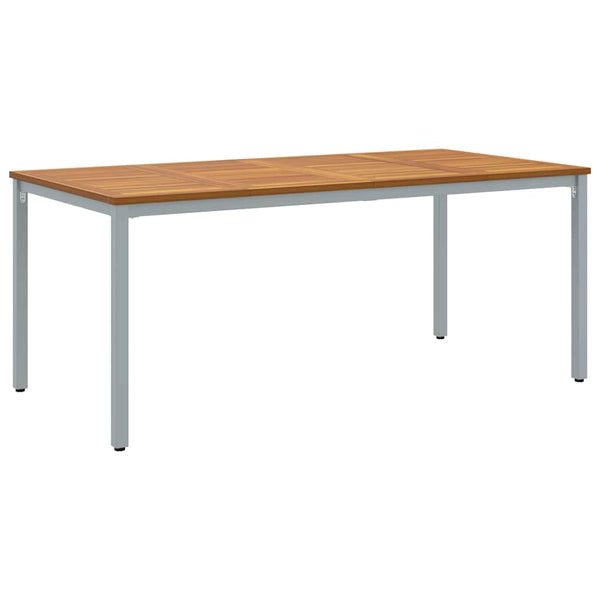 Gartentisch 180 cm Akazie Grau/Natur