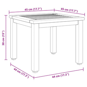 Outdoor Tisch Akazie 45x45 cm