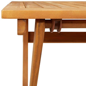 Gartentisch Akazie Braun 90x55cm Klappbar