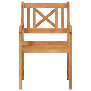 vidaXL Banc d'extérieur 2 pcs Nature 56 x 55,5 x 90 cm Bois d'acacia massif