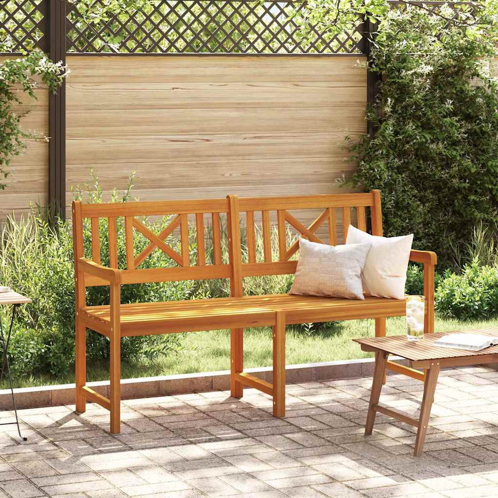 Akazienholz Gartenbank Natur 150cm