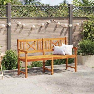 Akazienholz Gartenbank Natur 150cm
