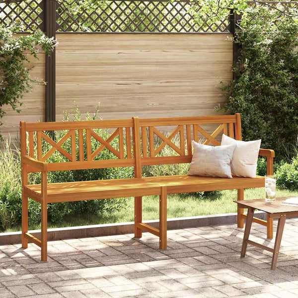 vidaXL Banc de jardin Naturel 180 x 56 x 90 cm Bois d'acacia massif