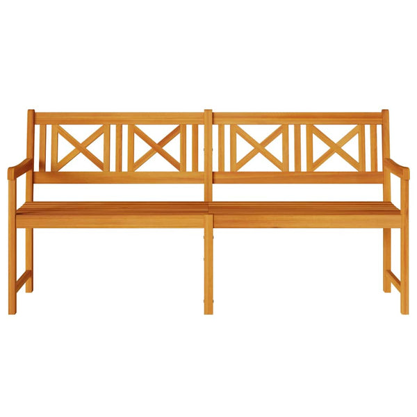 vidaXL Banc de jardin Naturel 180 x 56 x 90 cm Bois d'acacia massif