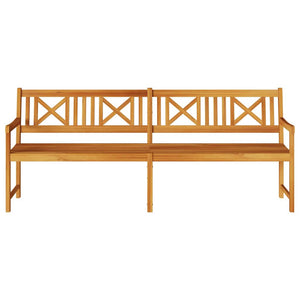 vidaXL Outdoor Bench Natural 220 x 56 x 90 cm Solid Acacia Wood
